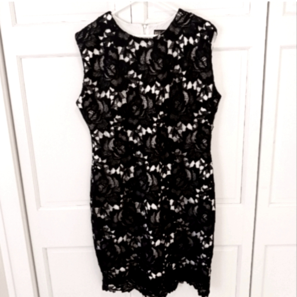 Marc Bouwer lace midi dress